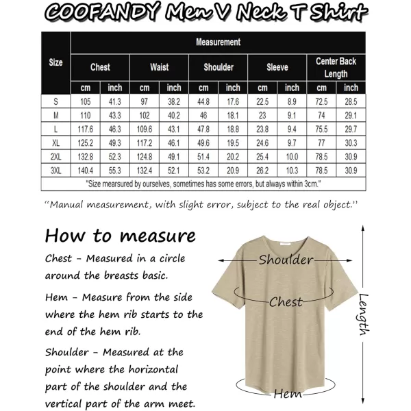 COOFANDY Mens 2 Pack Muscle V Neck T Shirt Fitted Gym Workout Short Sleeve Tee
