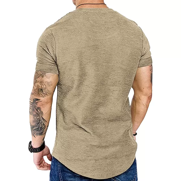 COOFANDY Mens 2 Pack Muscle V Neck T Shirt Fitted Gym Workout Short Sleeve Tee)