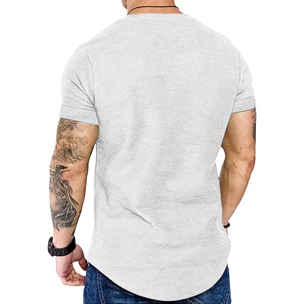 COOFANDY Mens 2 Pack Muscle V Neck T Shirt Fitted Gym Workout Short Sleeve Tee)