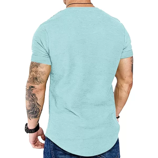 COOFANDY Mens 2 Pack Muscle V Neck T Shirt Fitted Gym Workout Short Sleeve Tee)