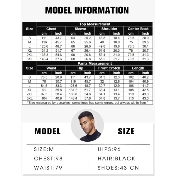 COOFANDY Men's 2 Piece Cotton Linen Sets Casual Long Sleeve Henley Shirts Yoga Pants Set Beach Cuban Outfits