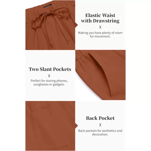 COOFANDY Men's 2 Pieces Cotton Linen Set Long Sleeve Henley Shirts Casual Beach Pants With Pockets Summer Yoga Outfits