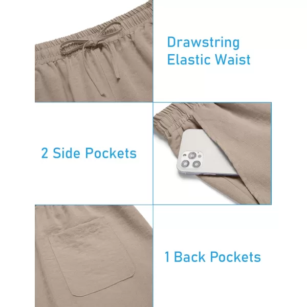 COOFANDY Men's 2 Pieces Linen Set Henley Shirt Short Sleeve and Shorts Summer Beach Yoga Matching Outfits
