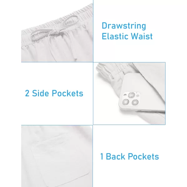 COOFANDY Men's 2 Pieces Linen Set Henley Shirt Short Sleeve and Shorts Summer Beach Yoga Matching Outfits