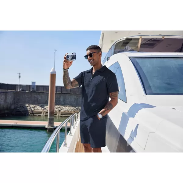 COOFANDY Men's 2 Pieces Outfits Casual Quarter Zip Polo Shirt and Shorts Set Athletic Jogging Summer Tracksuit