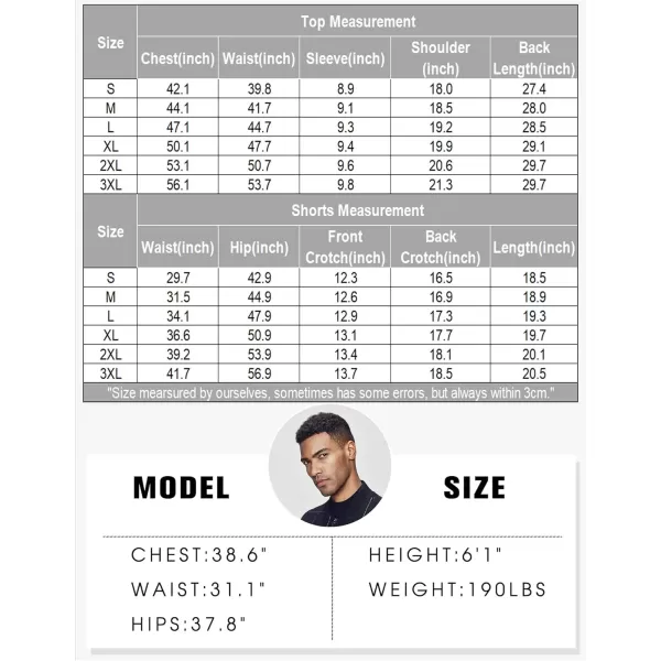COOFANDY Men's 2 Pieces Outfits Casual Quarter Zip Polo Shirt and Shorts Set Athletic Jogging Summer Tracksuit