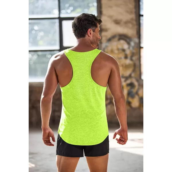 COOFANDY Men's 3 Pack Gym Tank Tops Y-Back Workout Muscle Tee Training Bodybuilding Fitness Sleeveless T Shirts