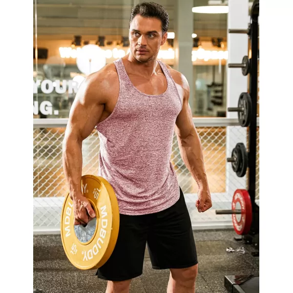 COOFANDY Men's 3 Pack Gym Tank Tops Y-Back Workout Muscle Tee Training Bodybuilding Fitness Sleeveless T Shirts