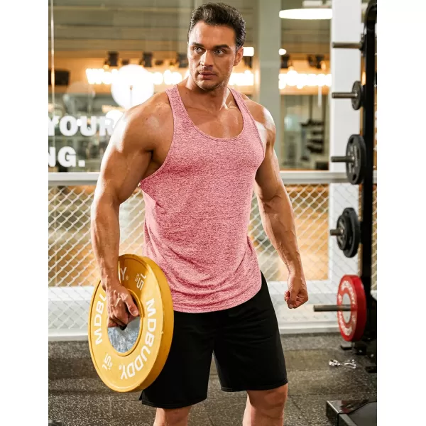 COOFANDY Men's 3 Pack Gym Tank Tops Y-Back Workout Muscle Tee Training Bodybuilding Fitness Sleeveless T Shirts