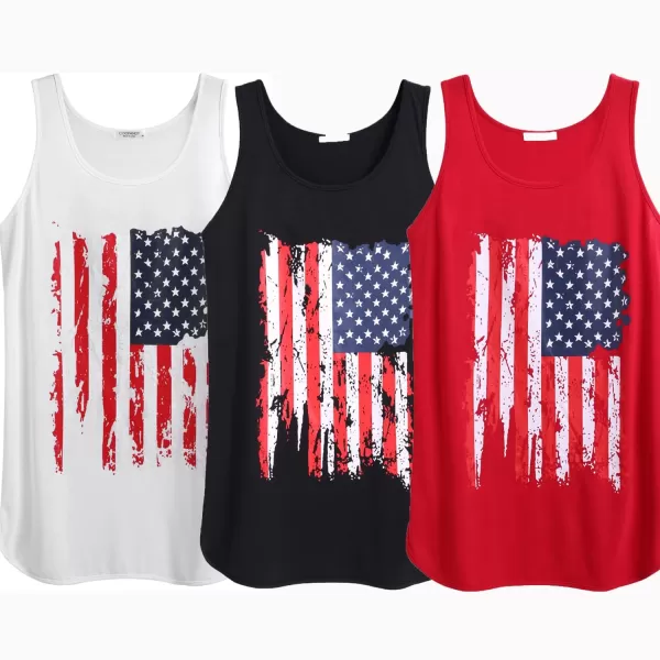 COOFANDY Men's 3 Pack Quick Dry Workout Tank Top Gym Muscle Tee Fitness Bodybuilding Sleeveless T Shirt