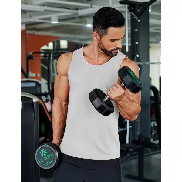COOFANDY Men's 3 Pack Tank Top Workout Quck Dry Sleeveless Gym Muscle Shirts Summer Swim Beach Tops