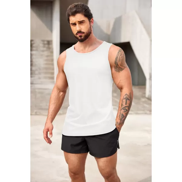 COOFANDY Men's 3 Pack Tank Top Workout Quck Dry Sleeveless Gym Muscle Shirts Summer Swim Beach Tops