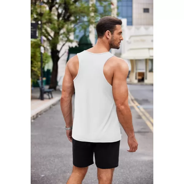 COOFANDY Men's 3 Pack Tank Top Workout Quck Dry Sleeveless Gym Muscle Shirts Summer Swim Beach Tops