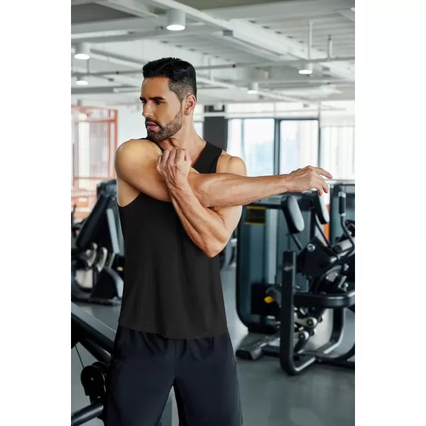 COOFANDY Men's 3 Pack Tank Top Workout Quck Dry Sleeveless Gym Muscle Shirts Summer Swim Beach Tops