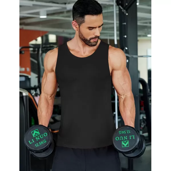 COOFANDY Men's 3 Pack Tank Top Workout Quck Dry Sleeveless Gym Muscle Shirts Summer Swim Beach Tops