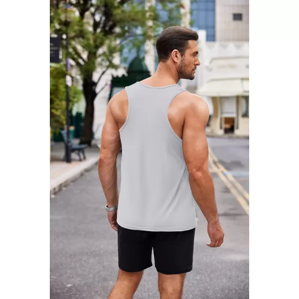 COOFANDY Men's 3 Pack Tank Top Workout Quck Dry Sleeveless Gym Muscle Shirts Summer Swim Beach Tops