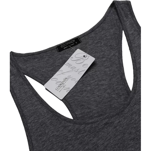 COOFANDY Men's 3 Pack Tank Tops Cotton Performance Sleeveless Casual Classic T Shirts