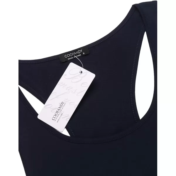 COOFANDY Men's 3 Pack Tank Tops Cotton Performance Sleeveless Casual Classic T Shirts