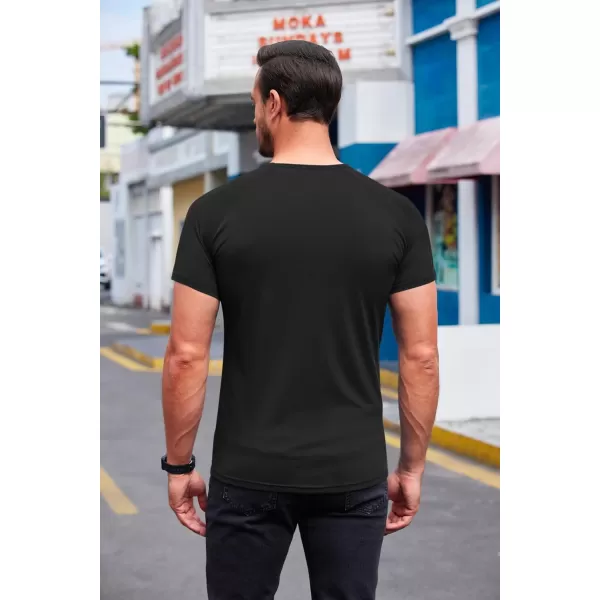 COOFANDY Men's 3 Pack Workout T Shirts Short Sleeve Gym Bodybuilding Muscle Shirts Base Layer Fitness Tee Tops