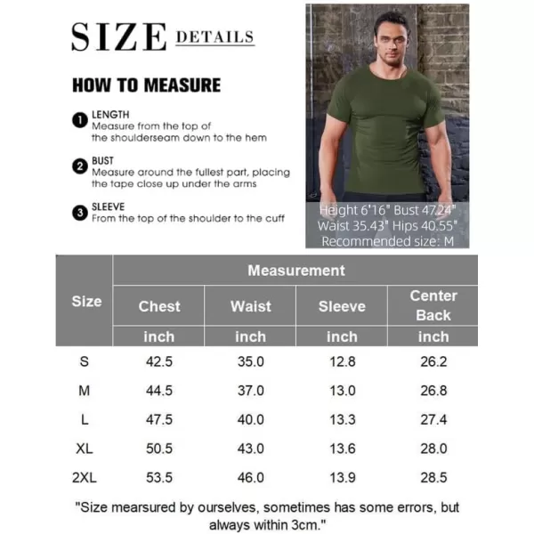 COOFANDY Men's 3 Pack Workout T Shirts Short Sleeve Gym Bodybuilding Muscle Shirts Base Layer Fitness Tee Tops