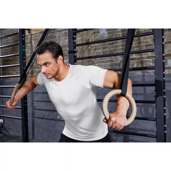 COOFANDY Men's 3 Pack Workout T Shirts Short Sleeve Gym Bodybuilding Muscle Shirts Base Layer Fitness Tee Tops