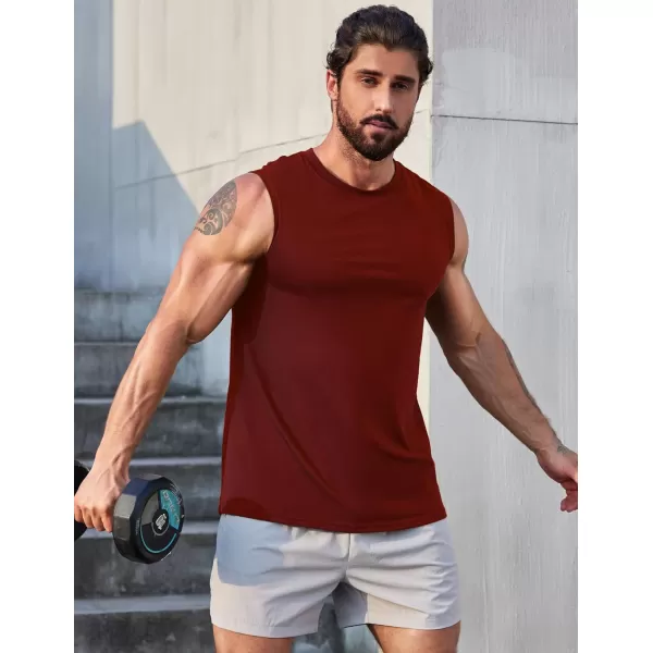 COOFANDY Men's 3 Pack Workout Tank Tops Gym Muscle Tee Bodybuilding Fitness Sleeveless T Shirts