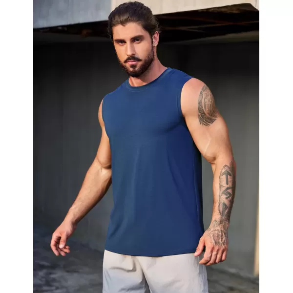 COOFANDY Men's 3 Pack Workout Tank Tops Gym Muscle Tee Bodybuilding Fitness Sleeveless T Shirts