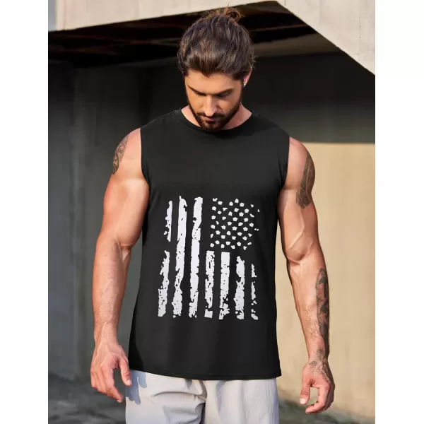 COOFANDY Men's 3 Pack Workout Tank Tops Gym Muscle Tee Bodybuilding Fitness Sleeveless T Shirts