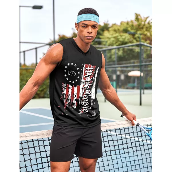 COOFANDY Men's 3 Pack Workout Tank Tops Gym Sleeveless Shirts V Neck Bodybuilding Muscle Tee Shirt