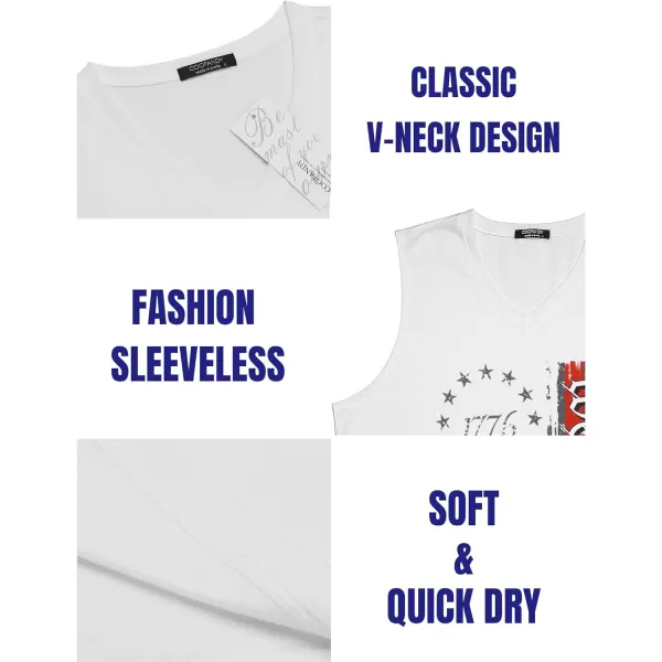 COOFANDY Men's 3 Pack Workout Tank Tops Gym Sleeveless Shirts V Neck Bodybuilding Muscle Tee Shirt)