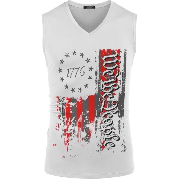 COOFANDY Men's 3 Pack Workout Tank Tops Gym Sleeveless Shirts V Neck Bodybuilding Muscle Tee Shirt)