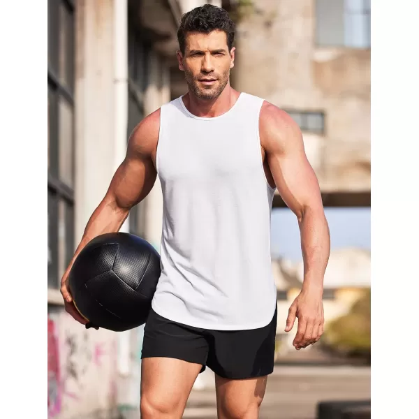COOFANDY Men's 3 Pack Workout Tank Tops Sleeveless Gym Shirts Bodybuilding Fitness Muscle Tee Shirts