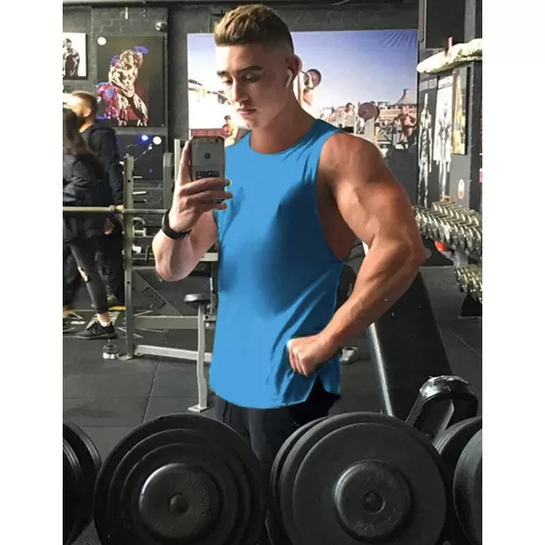 COOFANDY Men's 3 Pack Workout Tank Tops Sleeveless Gym Shirts Bodybuilding Fitness Muscle Tee Shirts