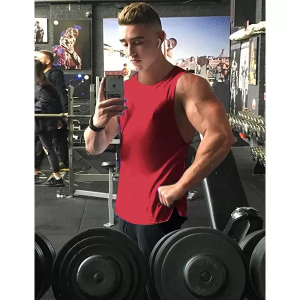 COOFANDY Men's 3 Pack Workout Tank Tops Sleeveless Gym Shirts Bodybuilding Fitness Muscle Tee Shirts