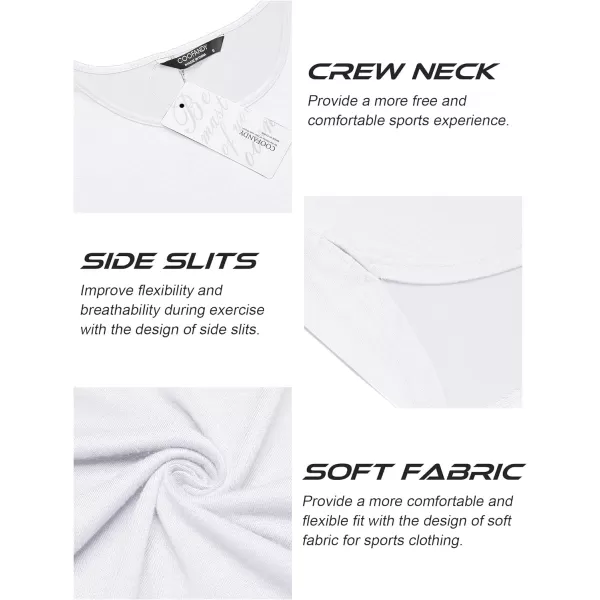 COOFANDY Men's 3 Pack Workout Tank Tops Sleeveless Gym Shirts Bodybuilding Fitness Muscle Tee Shirts