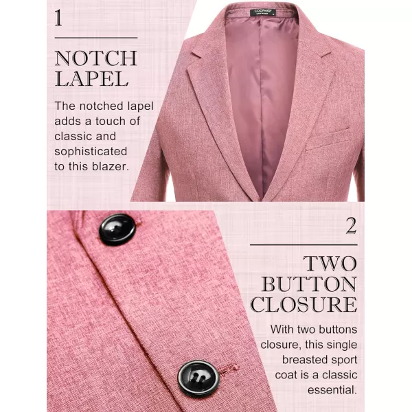 COOFANDY Men's Blazer Casual Slim Fit Sport Coats Two Button Lightweight Suit Jacket