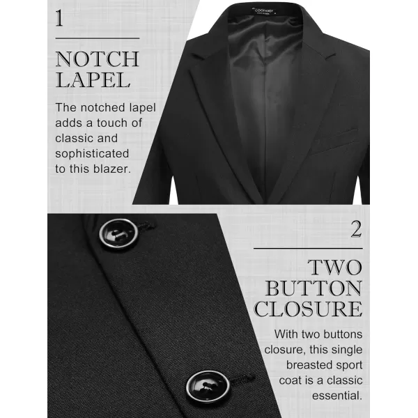 COOFANDY Men's Blazer Casual Slim Fit Sport Coats Two Button Lightweight Suit Jacket