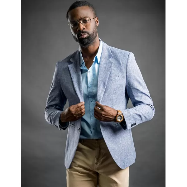 COOFANDY Men's Blazer Casual Slim Fit Sport Coats Two Button Lightweight Suit Jacket