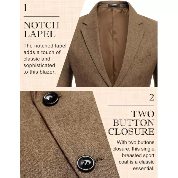 COOFANDY Men's Blazer Casual Slim Fit Sport Coats Two Button Lightweight Suit Jacket