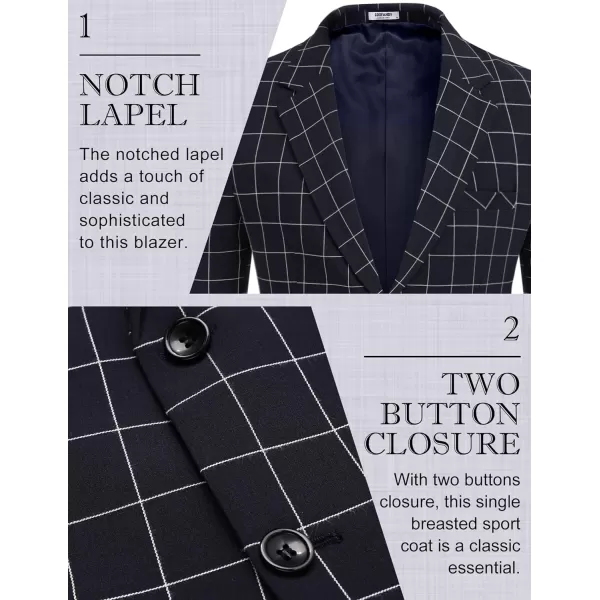 COOFANDY Men's Blazer Casual Slim Fit Sport Coats Two Button Lightweight Suit Jacket