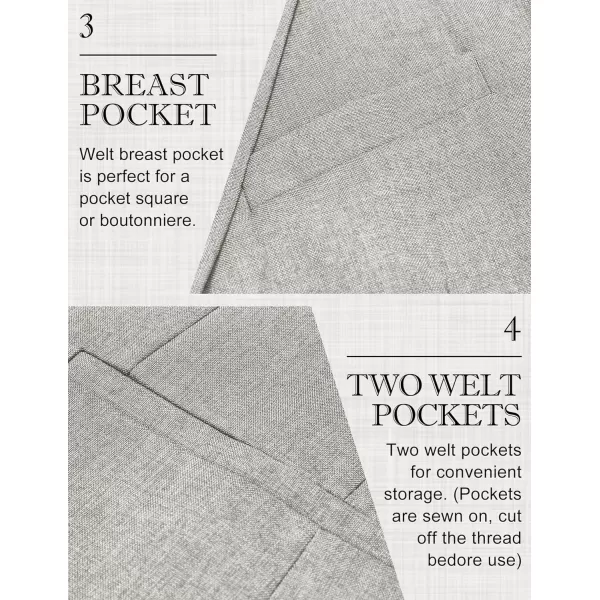 COOFANDY Men's Blazer Casual Slim Fit Sport Coats Two Button Lightweight Suit Jacket