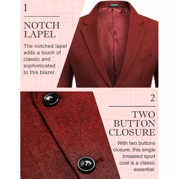 COOFANDY Men's Blazer Casual Slim Fit Sport Coats Two Button Lightweight Suit Jacket