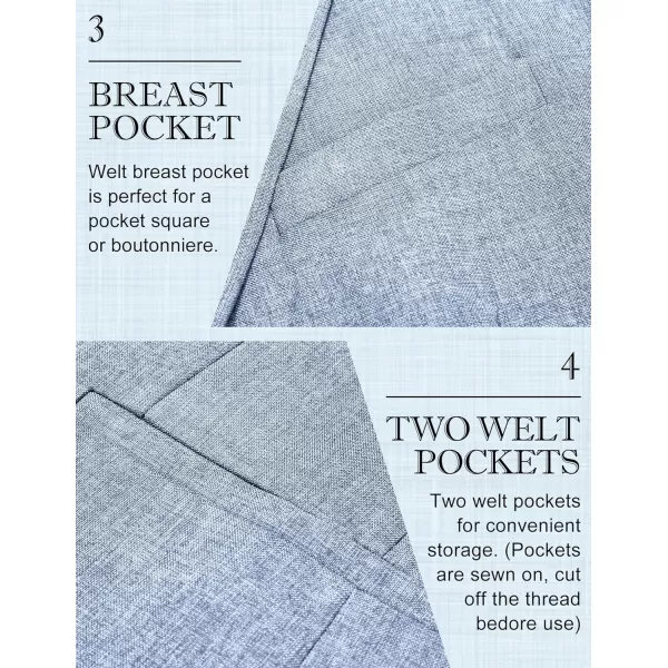 COOFANDY Men's Blazer Casual Slim Fit Sport Coats Two Button Lightweight Suit Jacket