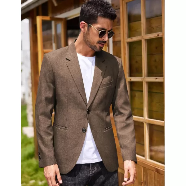 COOFANDY Men's Blazer Casual Slim Fit Sport Coats Two Button Lightweight Suit Jacket