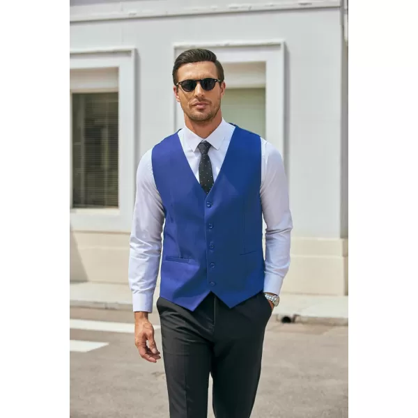 COOFANDY Men's Business Suit Vest Casual Dress Vest Slim Fit Waistcoat Vest