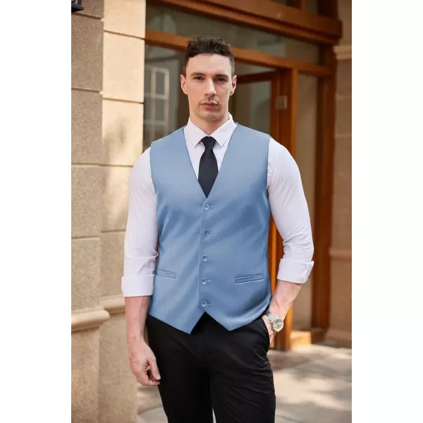 COOFANDY Men's Business Suit Vest Casual Dress Vest Slim Fit Waistcoat Vest