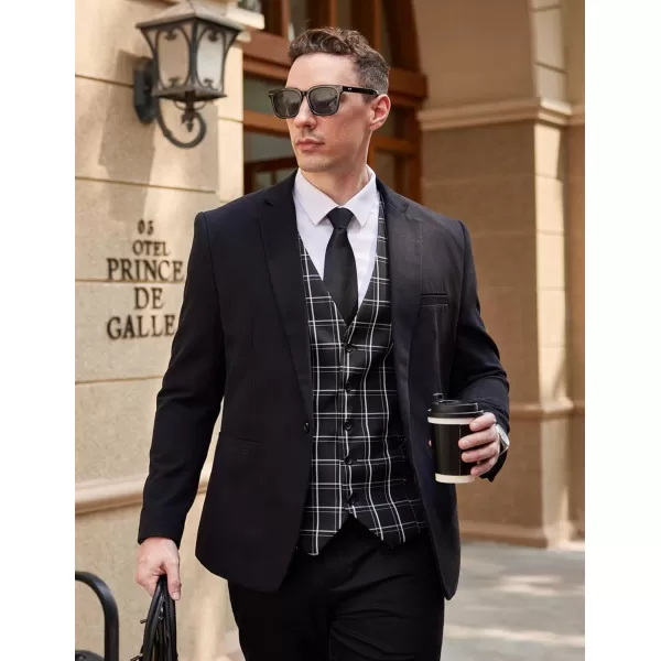 COOFANDY Men's Business Suit Vest Casual Dress Vest Slim Fit Waistcoat Vest