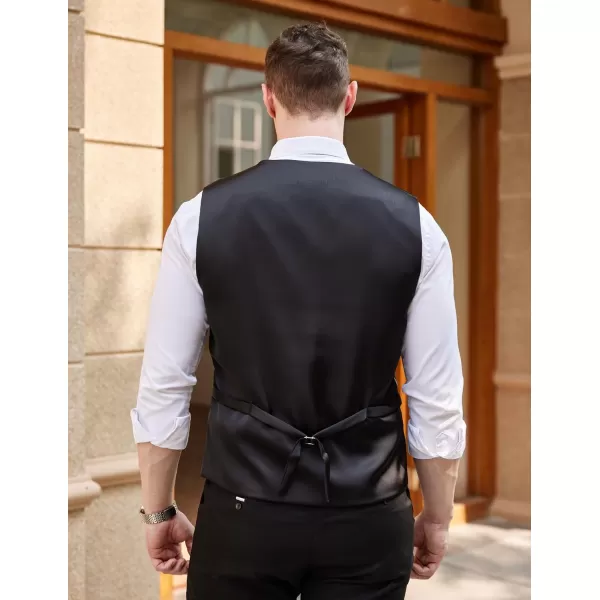 COOFANDY Men's Business Suit Vest Casual Dress Vest Slim Fit Waistcoat Vest
