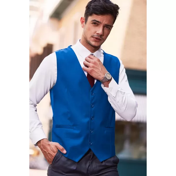 COOFANDY Men's Business Suit Vest Casual Dress Vest Slim Fit Waistcoat Vest