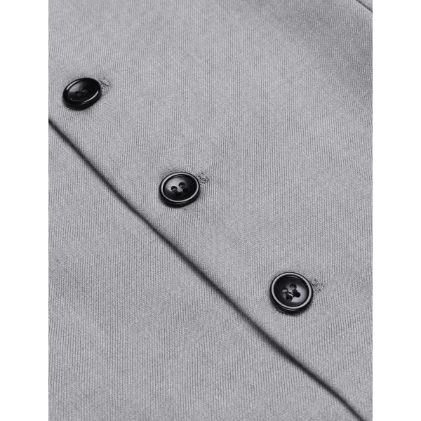 COOFANDY Men's Business Suit Vest Slim Fit Dress Vest Wedding Waistcoat